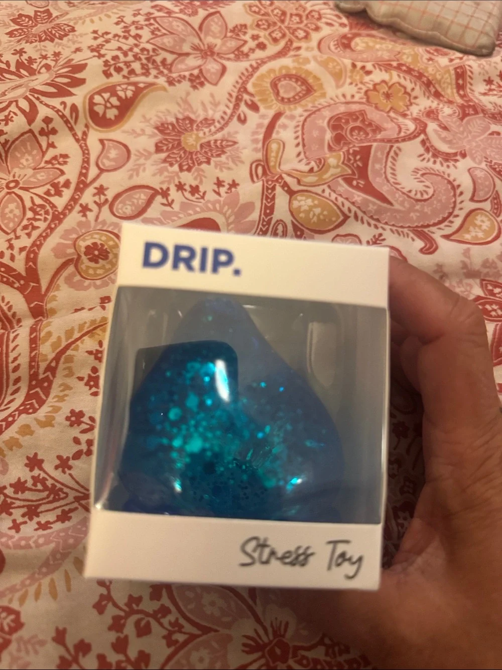 DRIP. Blue Glitter Stress Toy